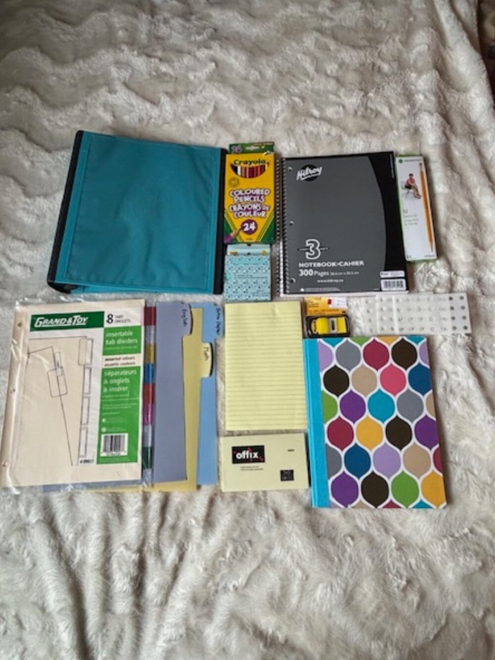 School Office Supplies Staples Hilroy Crayola Post it Most New